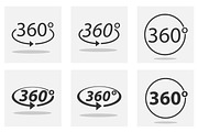 Angle 360 degrees, a Graphic by Janoj's Store (Thumbnail 2 of 2)