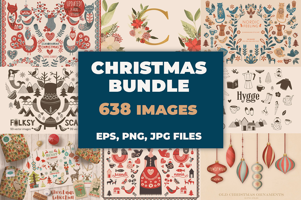 The Ultimate Christmas Bundle, an Animal Illustration by Chus Moreno Studio (Photo 2 of 10)