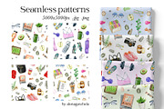 Watercolor fashion outfit creator, an Object Illustration by alenaganzhela (Thumbnail 8 of 12)