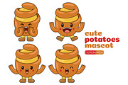Potatoes Mascot Cartoon Vector Pack, an Illustration by MEDZ (Thumbnail 5 of 5)