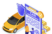 Car Insurance Services Concepts, a Finance Illustration by TAlex (Thumbnail 4 of 6)