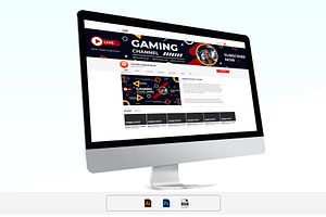 Gaming YouTube Cover Template, a Social Media Template by Artnivora.Std