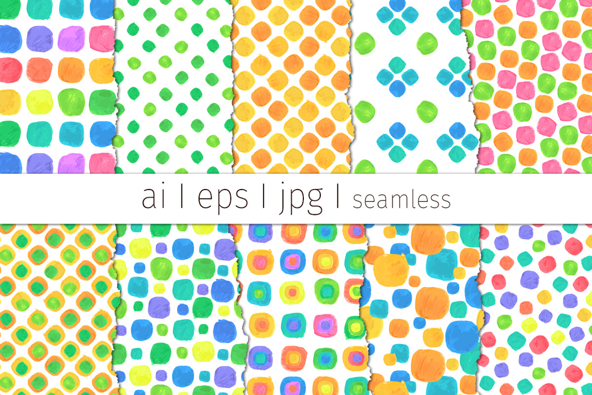 20 Spotted Patterns Bundle, a Pattern Graphic by Mazheika Store (Photo 3 of 5)