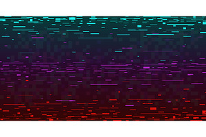 Digital glitch background. Screen, a Technology Illustration by YummyBuum
