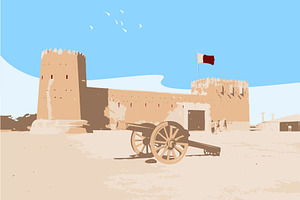 North Of Qatar Al Khor Vector, a Graphic by Logoworks