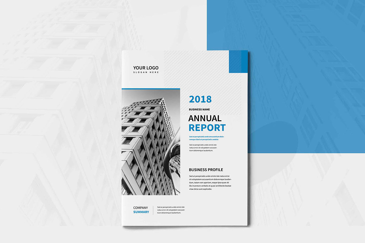 Annual Report Brochure, a Brochure Template by New Lines (Photo 1 of 12)