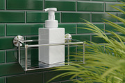 Soap Dispenser Square Bottle Mockup, a Packaging Mockup by Muhazdinata (Thumbnail 6 of 18)