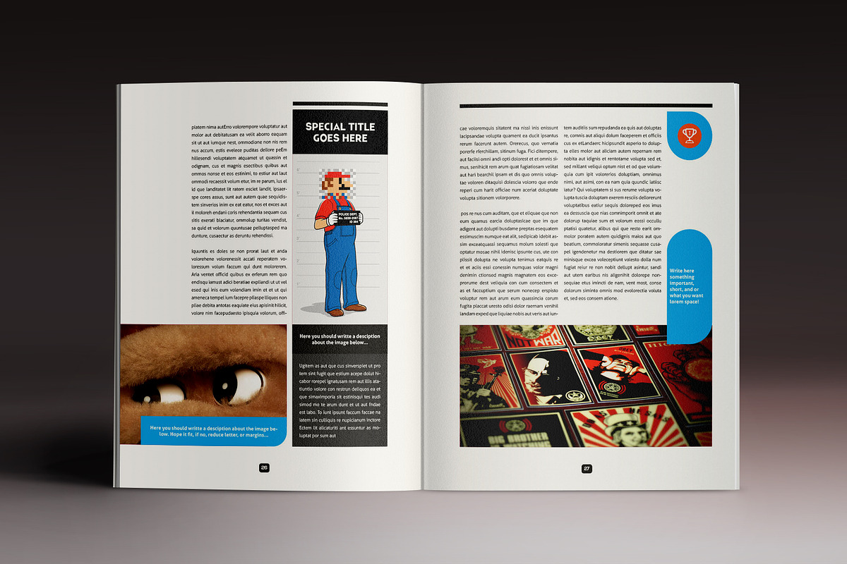 Design Magazine 5, a Magazine Template by Luuqas Design (Photo 12 of 17)