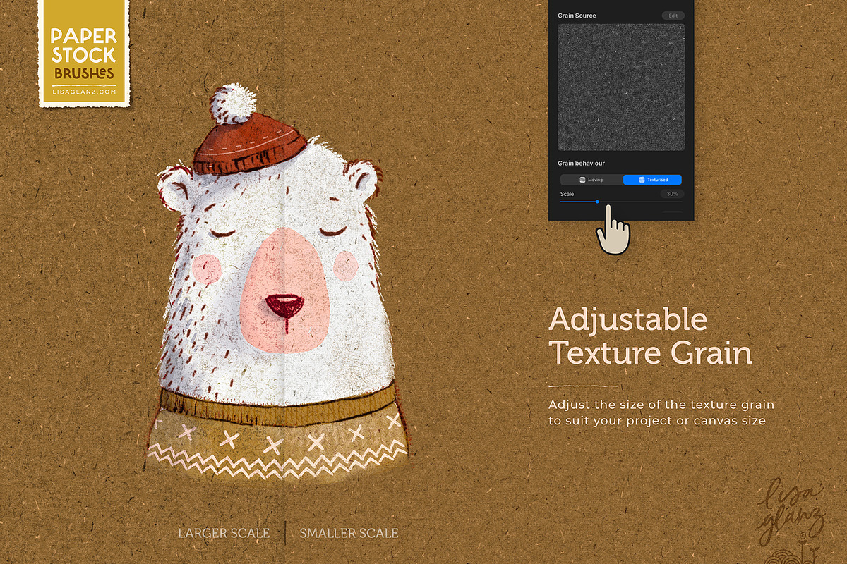 Seamless Paper Texture Brushes, a Brush Add-On by Lisa Glanz (Photo 6 of 15)