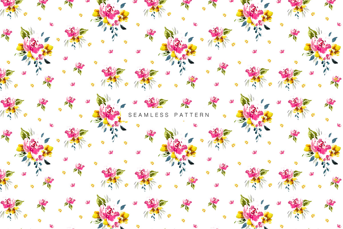 Mon Amour Watercolour Design Set, a Decorative Illustration by Sammy's Illustration (Photo 7 of 10)