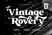 Vintage Rovery, a Serif Font by Vintage Division (Thumbnail 1 of 10)