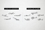 40 Plane Icons - Airplane, Travel, an Outline Icon by Hatch Design Workshop (Thumbnail 4 of 8)