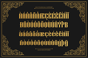 Ringer Luctor Decorative Display, a Blackletter Font by Denustudios (Thumbnail 11 of 12)