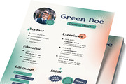 Vol.31 Style Old Resume Template, a Resume Template by rivatxfz (Thumbnail 2 of 2)