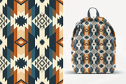 Colorful Beige Southwestern Pattern, a Pattern Graphic by PPEthnicDecorPattern (Thumbnail 9 of 10)