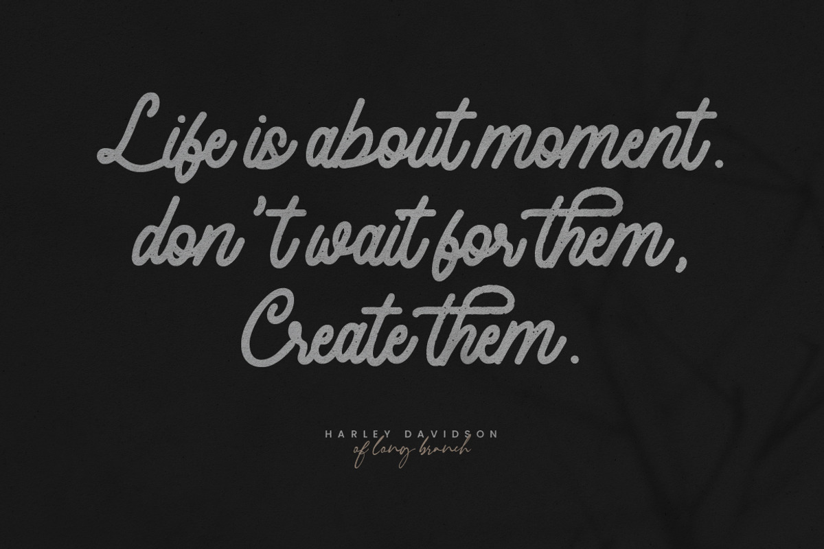 Rustty Monoline Stamp Typeface, a Script Font by Creatype Studio