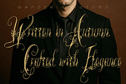 Wanderin Autumn Artisan Floral font, a Script Font by HypeWorksCo (Thumbnail 13 of 28)