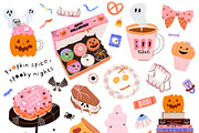 Cute Spooky Halloween Clipart Bundle, an Object Graphic by Ruslana Lubenets (Thumbnail 4 of 21)