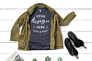 T-Shirt Mockup Bundle Bella Canvas, a Shirt Mockup by lock and page (Thumbnail 57 of 71)