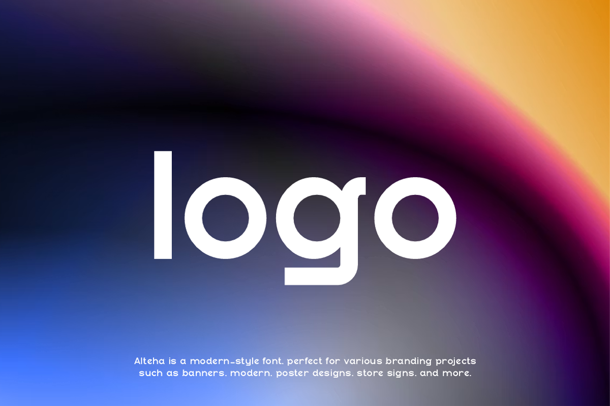 Alteha - Modern Brand Font, a Sans Serif Font by Iqsiart Studio (Photo 4 of 12)