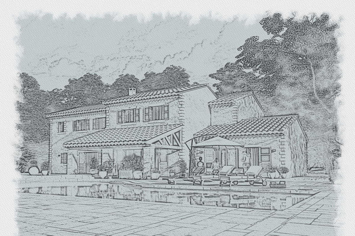 Architecture Sketch Photoshop Action, an Action Add-On by MRI STUDIO (Photo 8 of 17)