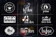 Grumbler font + logo elements set, a Font by Oldy (Thumbnail 2 of 3)