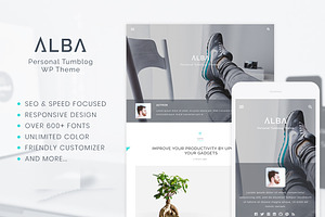 Alba - Personal WordPress Blog Theme