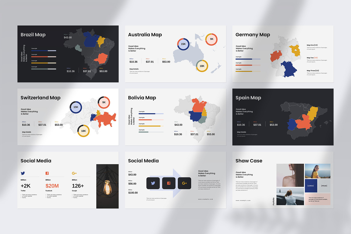 Business Pitch Deck Template, a Presentation Template by slidestock55 (Photo 15 of 16)