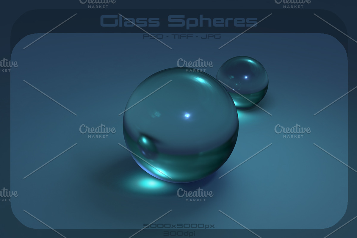 Glass Spheres, a Decorative Illustration by stallfish's art store (Photo 1 of 3)