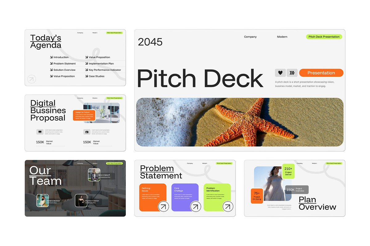 Pitch Deck Google Slide Presentation, a Presentation Template by TMint Creative (Photo 3 of 5)