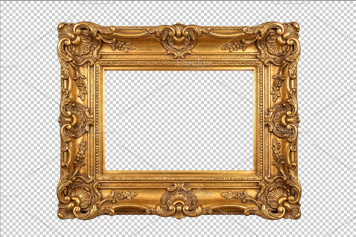 vintage classic golden frame, an Object Graphic by VetalStock (Photo 3 of 3)