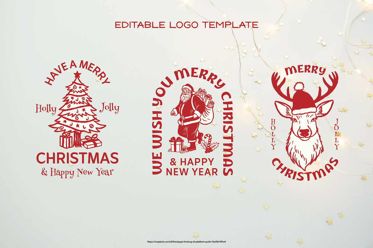 Christmas Hand Drawn Vector Set, an Object Illustration by Blazing Sun Creative (Photo 10 of 12)