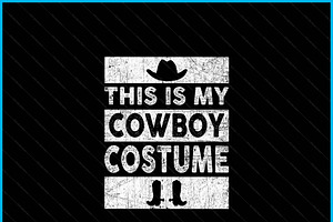 Cowboy Costume T-shirt Svg