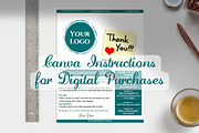 Canva Editing Instruction Templates, a Flyer Template by Sunny Jar Designs (Thumbnail 1 of 5)