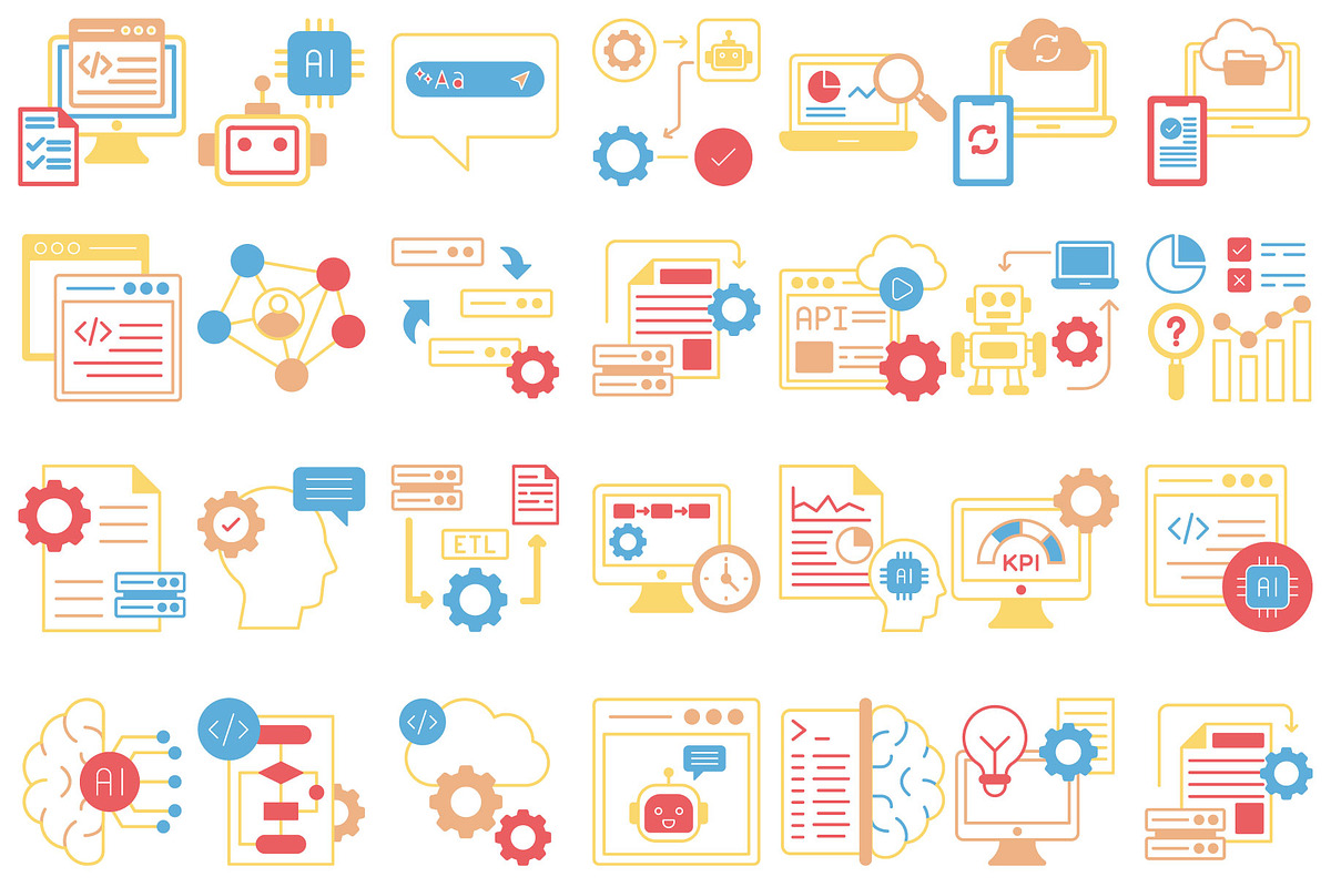 AI and SaaS Vector Icons Collection, a Solid Icon by Vector Portal (Photo 3 of 6)