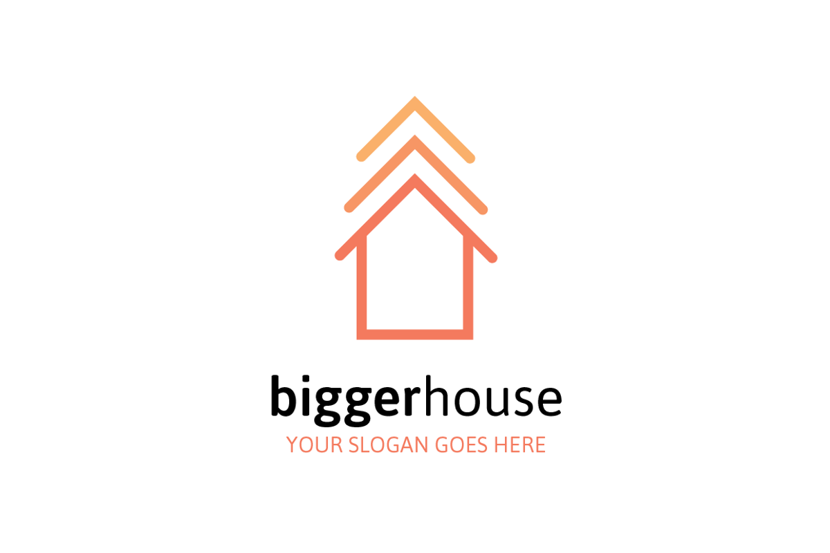 Bigger House Logo, a Branding & Logo Template by MLJ studios (Photo 1 of 3)