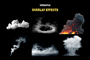240+ Smoke Elements Overlay Effects, an Object Graphic by Mikel Blazgad (Thumbnail 2 of 10)