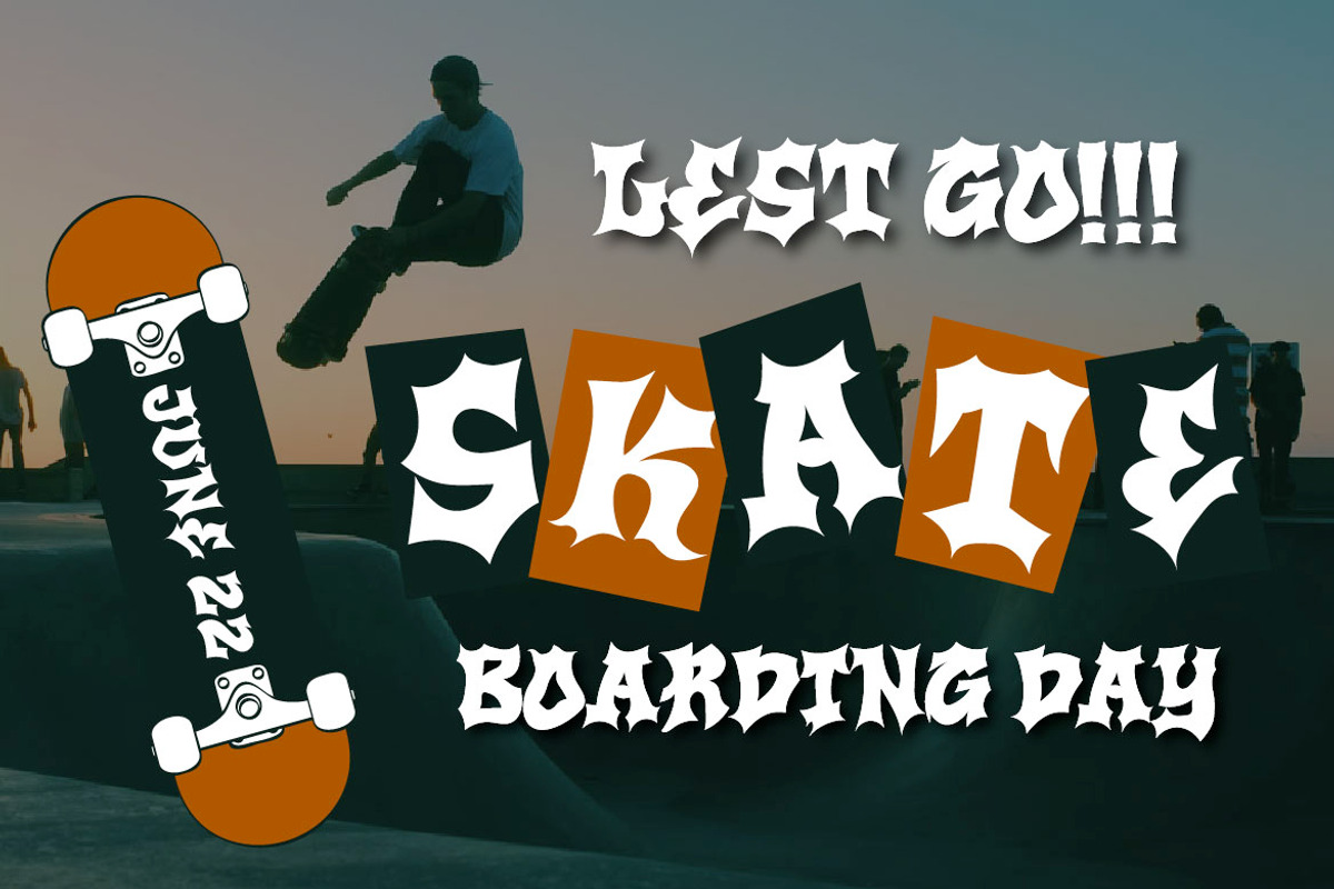 Respact, a Font by twinstd (Photo 6 of 8)