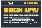 highway patrol font, a Font by weknow (Thumbnail 1 of 5)