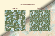 POWDER HERBARIUM, a Pattern Graphic by rumacorakstudio (Thumbnail 4 of 6)