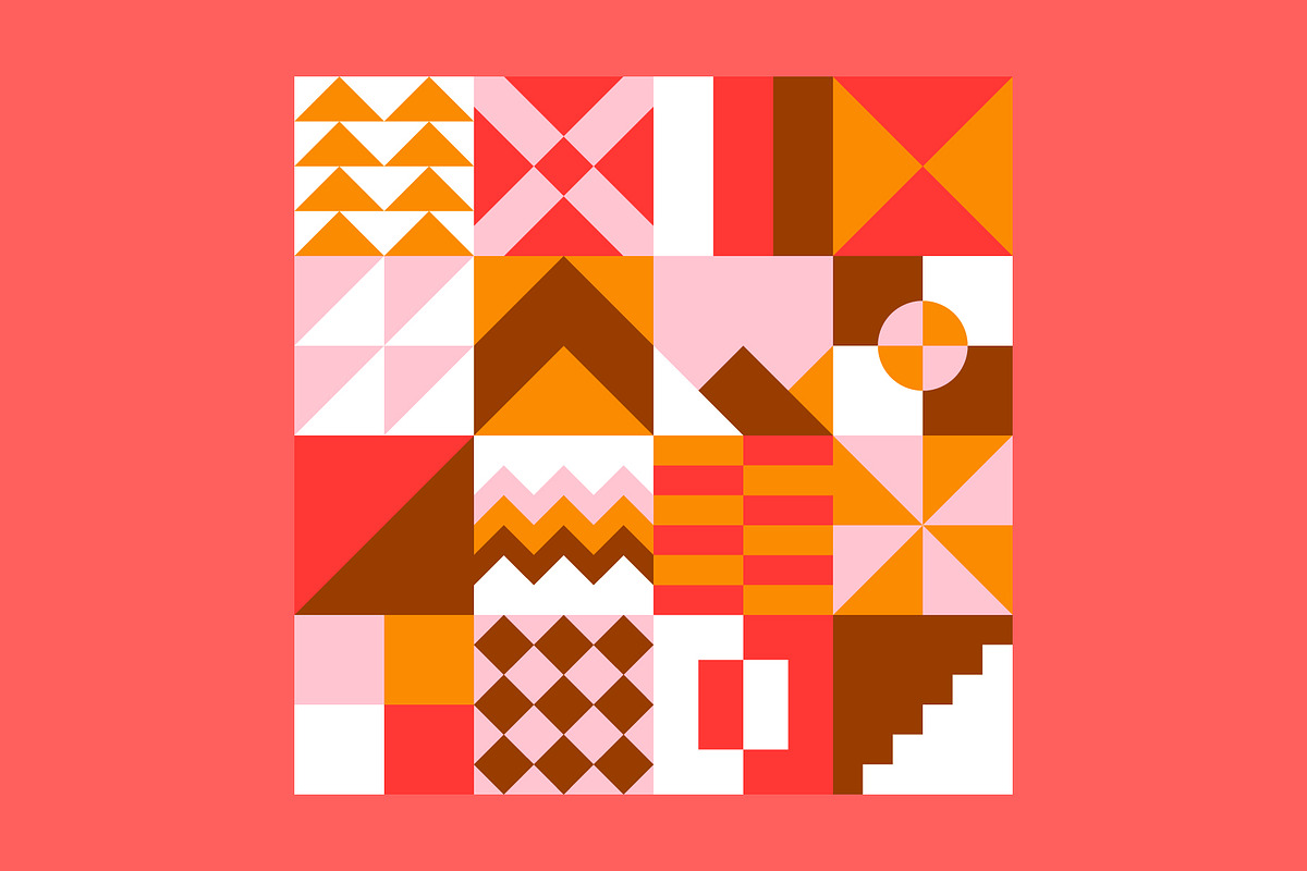 Abstract Seamless Patterns Shapes, a Pattern Graphic by Neo Geo (Photo 6 of 12)