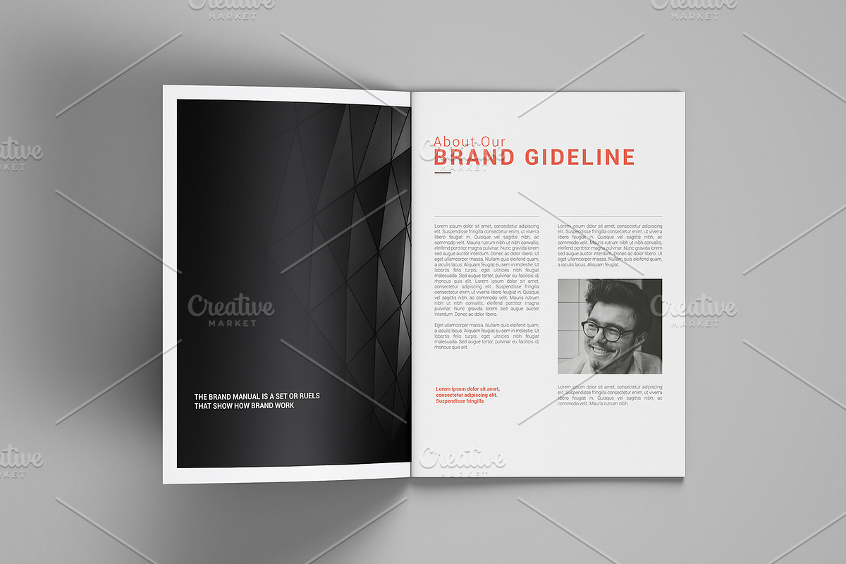 Brand Manual  V964, a Brochure Template by Template Shop (Photo 2 of 9)