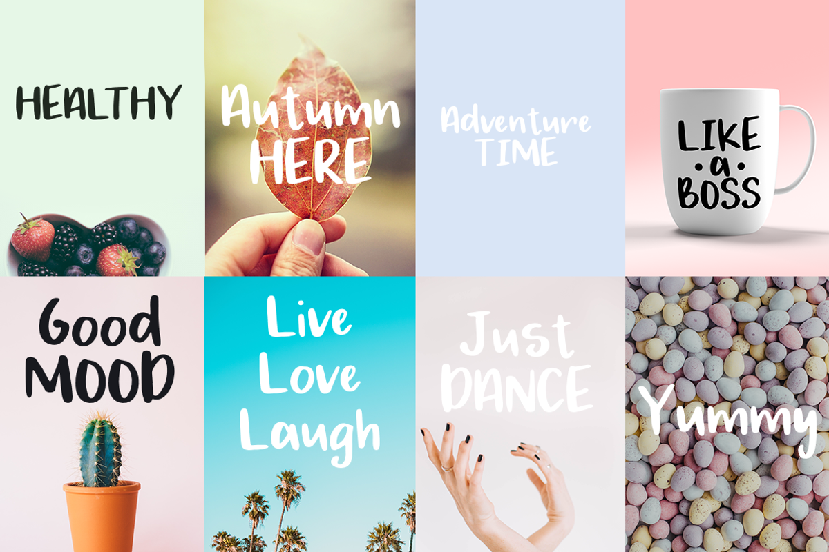 Nevermind script, a Handwritten Font by BilberryCreates (Photo 4 of 7)