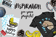 Christmas Doodles collection, a Decorative Illustration by Kseniya_design (Thumbnail 6 of 6)