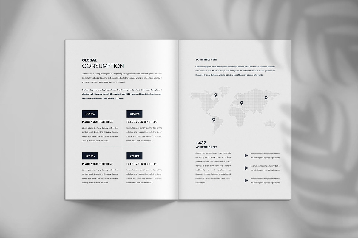 Company profile brochure template, a Brochure Template by Tanmoy Topu (Photo 10 of 12)