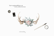 -50% MODERN BOHO: watercolor floral, an Object Graphic by Lana Elanor (Thumbnail 6 of 12)
