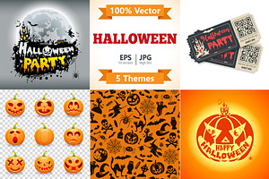 Happy Halloween Party, a Decorative Illustration by TAlex