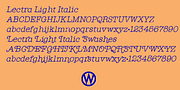 LectraBold, a Font by Wiescher-Design (Thumbnail 4 of 6)