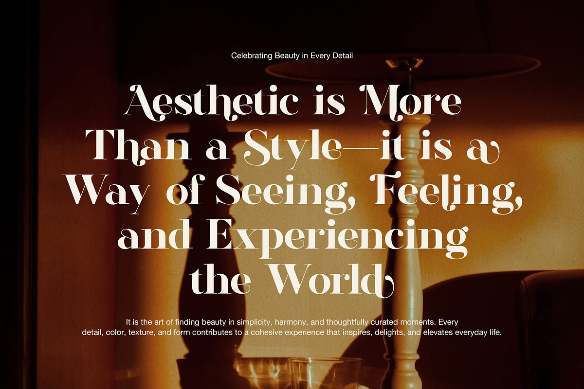 Emalia Elegant Serif Font, a Serif Font by Perfectype (Photo 3 of 8)
