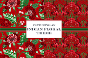 Christmas Boho Indian Patterns, a Pattern Graphic by RachelStudio (Thumbnail 3 of 8)